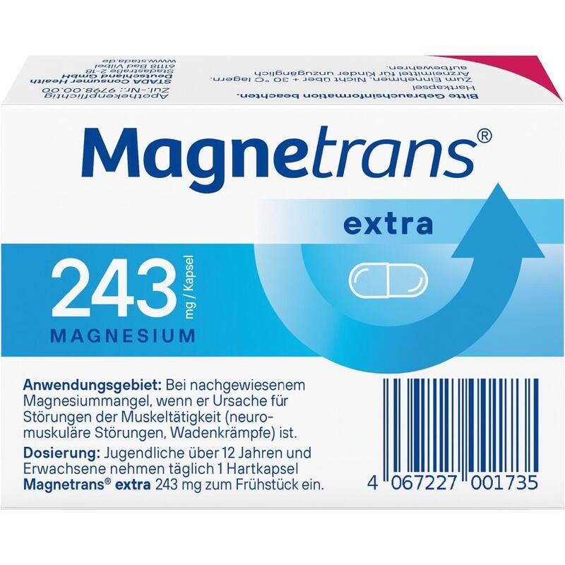 MAGNETRANS extra 243 mg Hartkapseln