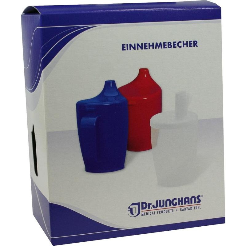 EINNEHMEBECHER m.Griff+2 Deckel 4+12mm