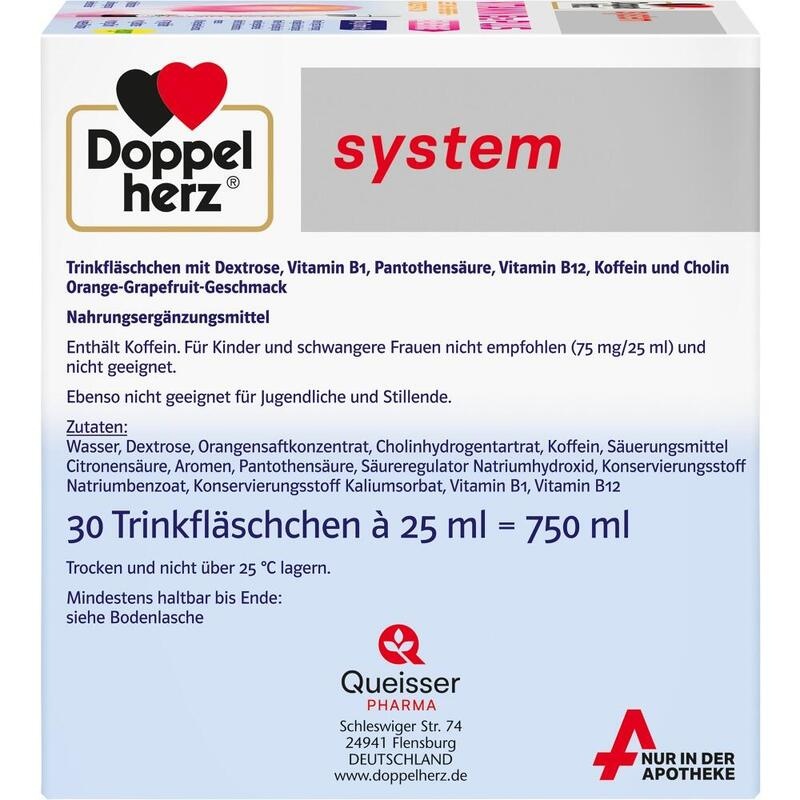 DOPPELHERZ Vitamin B12 Plus system Trinkampullen