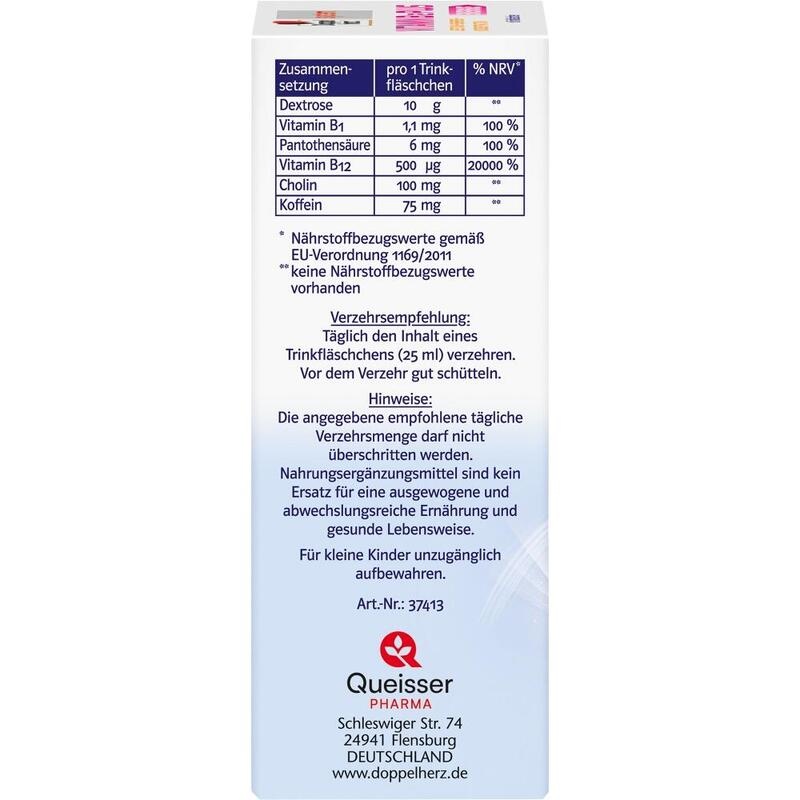 DOPPELHERZ Vitamin B12 Plus system Trinkampullen