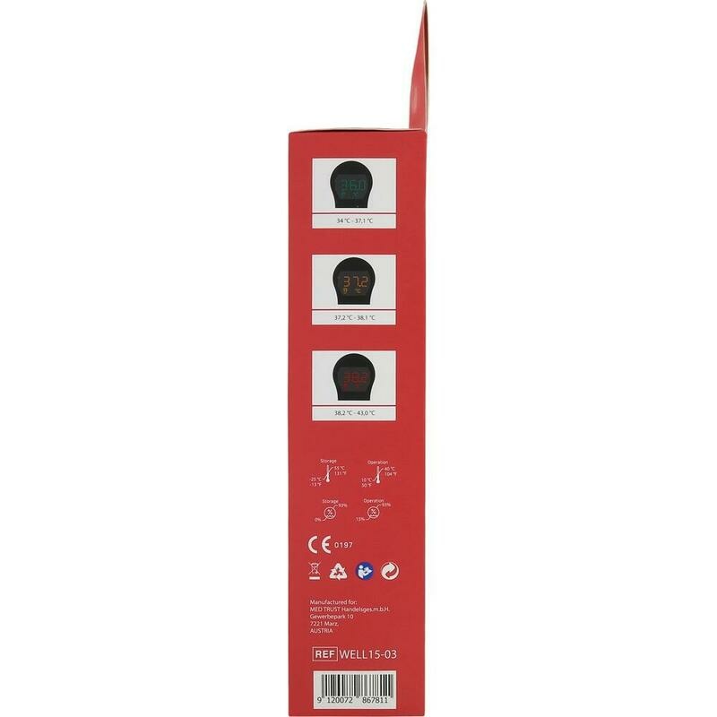 WELLION Infrarot Stirn- und Ohrthermometer