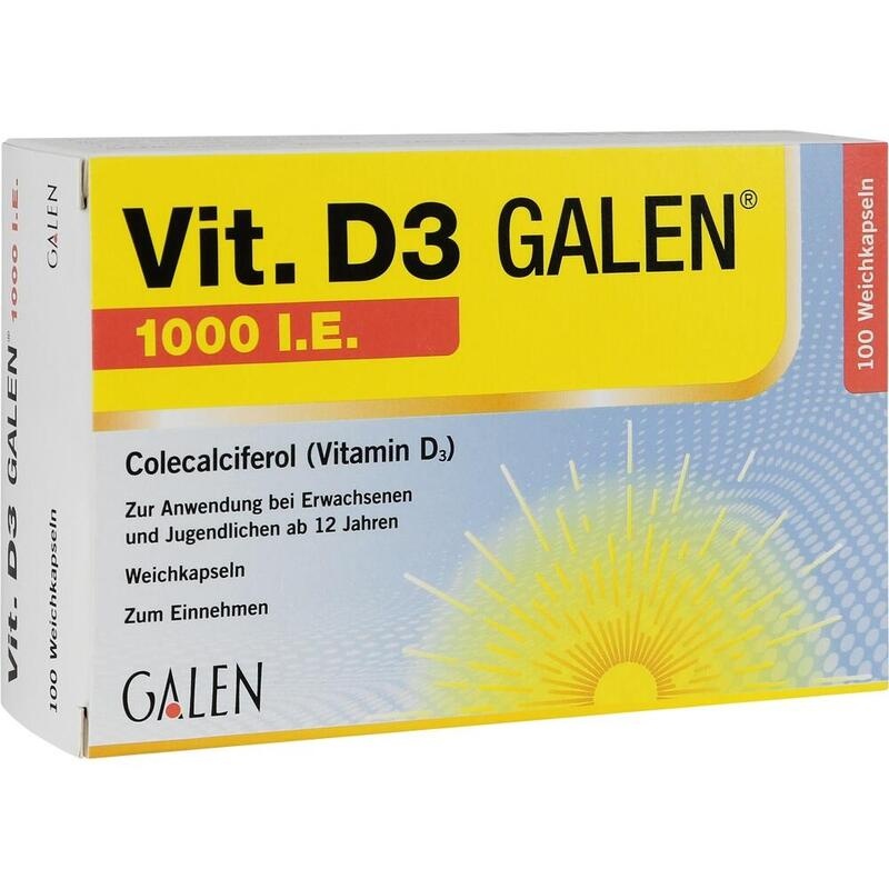 VIT. D3 GALEN 1000 I.E. Weichkapseln