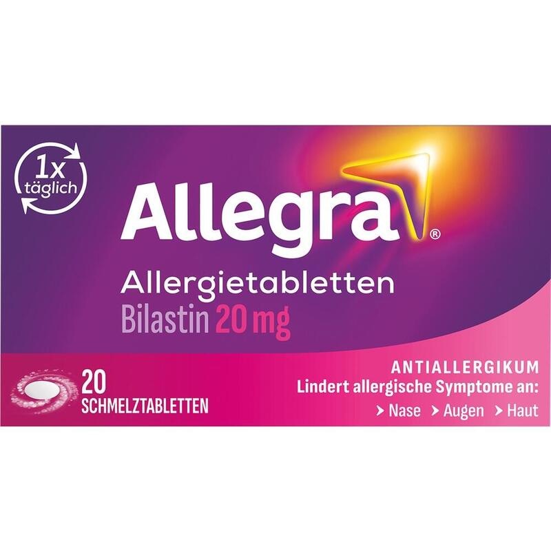 ALLEGRA Allergietabletten 20 mg Schmelztabletten