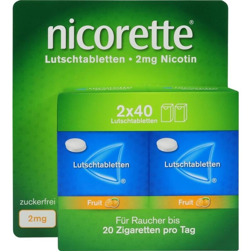 NICORETTE Fruit 2 mg Lutschtabletten gepresst